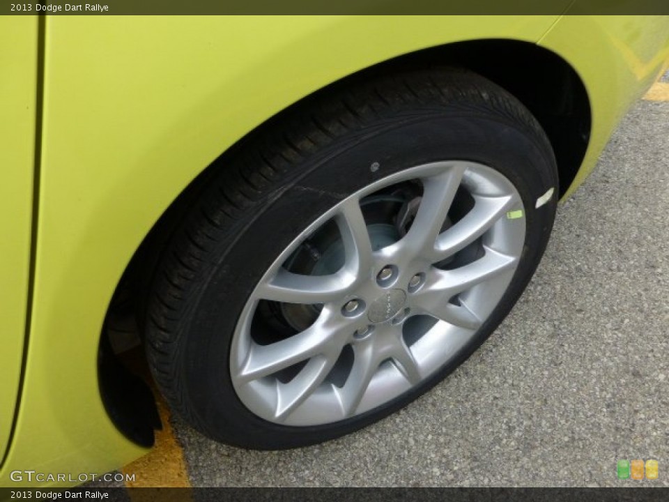 2013 Dodge Dart Rallye Wheel and Tire Photo #72022083