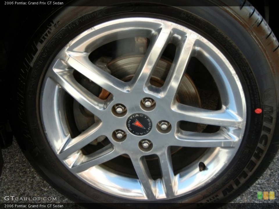 2006 Pontiac Grand Prix GT Sedan Wheel and Tire Photo #72026352