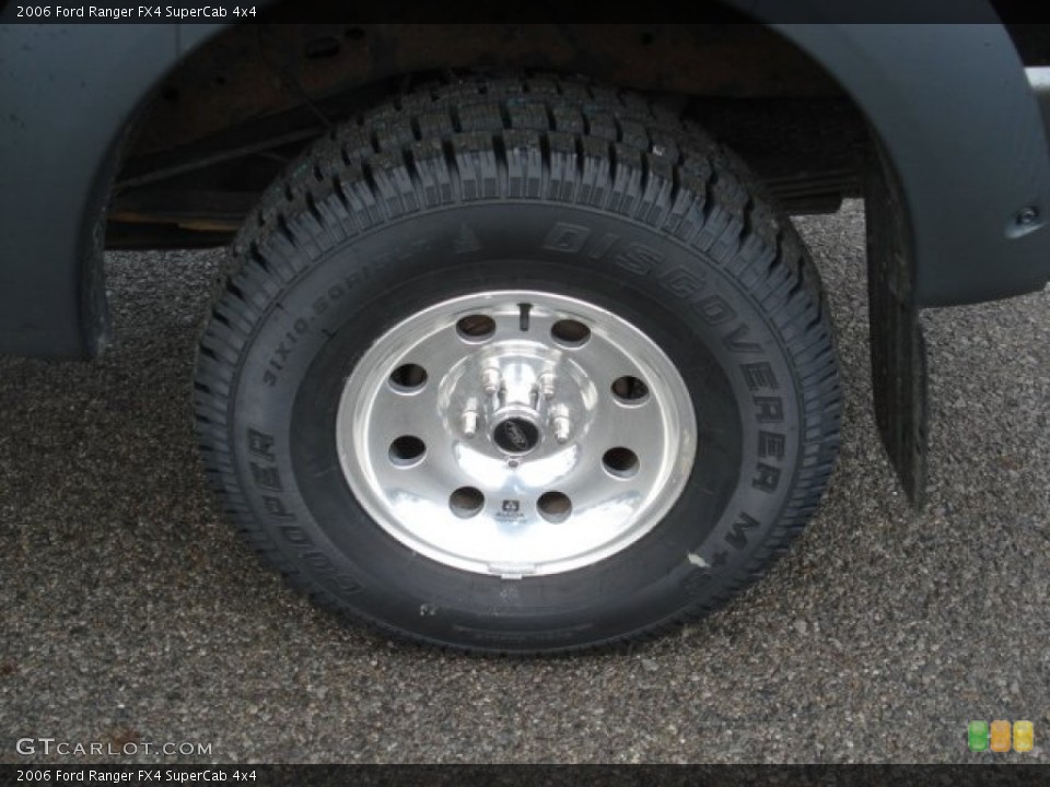 2006 Ford Ranger FX4 SuperCab 4x4 Wheel and Tire Photo #72029809