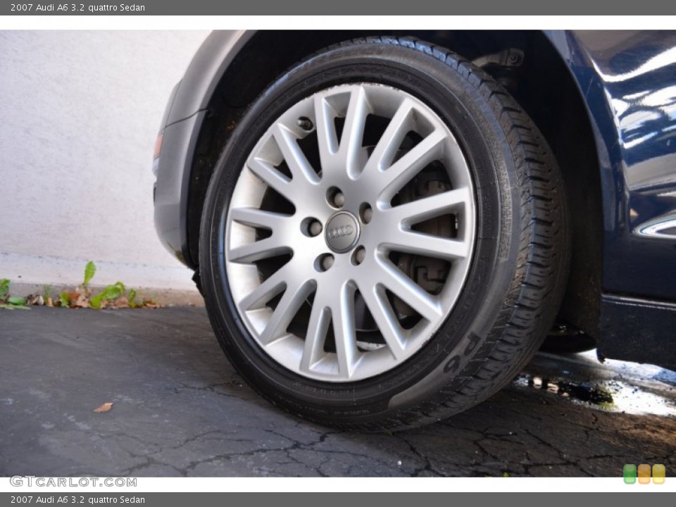 2007 Audi A6 3.2 quattro Sedan Wheel and Tire Photo #72030666