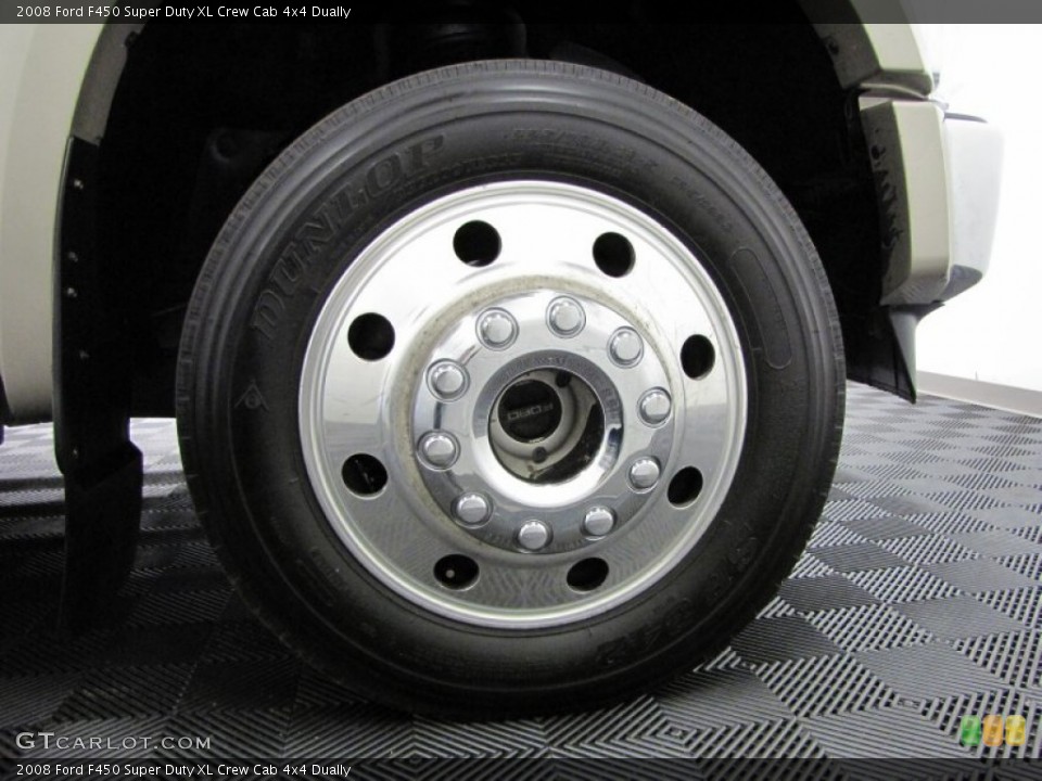 2008 Ford F450 Super Duty XL Crew Cab 4x4 Dually Wheel and Tire Photo #72031464