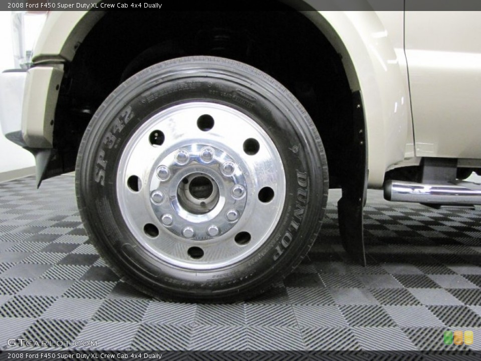 2008 Ford F450 Super Duty XL Crew Cab 4x4 Dually Wheel and Tire Photo #72031482