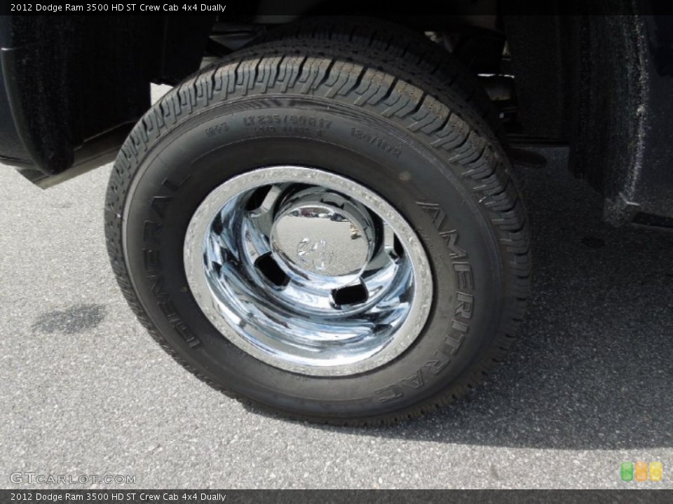 2012 Dodge Ram 3500 HD ST Crew Cab 4x4 Dually Wheel and Tire Photo #72031657