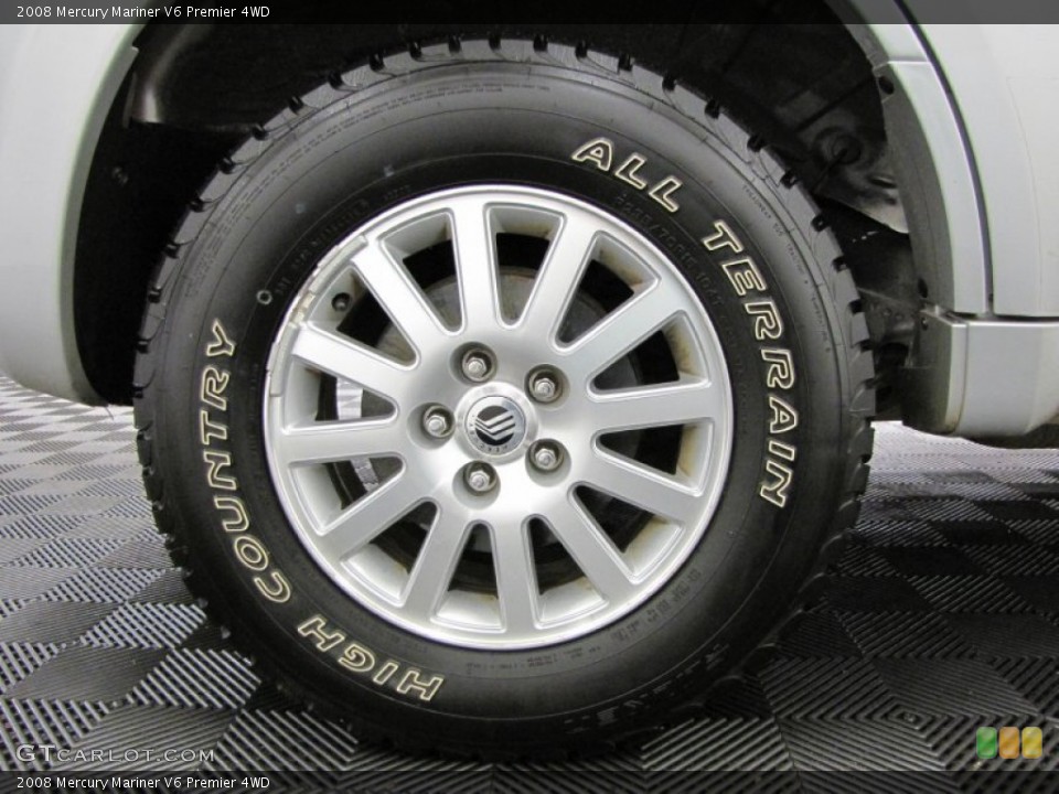 2008 Mercury Mariner V6 Premier 4WD Wheel and Tire Photo #72032040