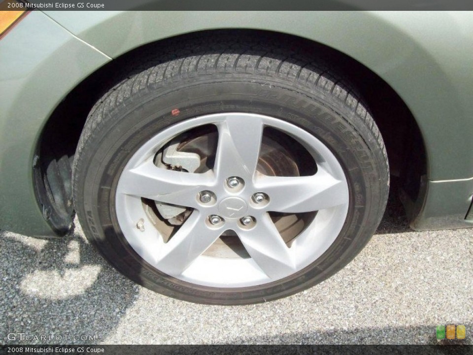 2008 Mitsubishi Eclipse GS Coupe Wheel and Tire Photo #72033822