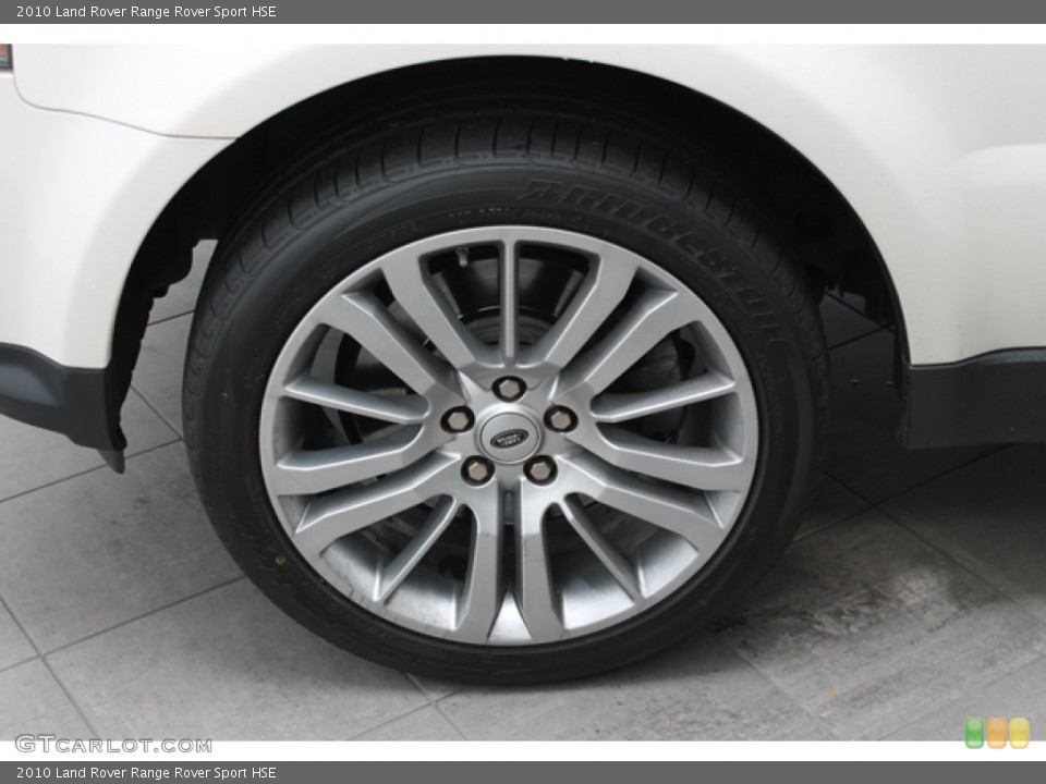 2010 Land Rover Range Rover Sport HSE Wheel and Tire Photo #72042361