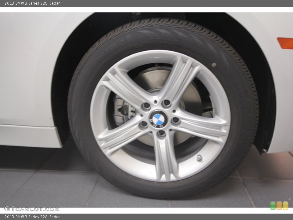 2013 BMW 3 Series 328i Sedan Wheel and Tire Photo #72042862