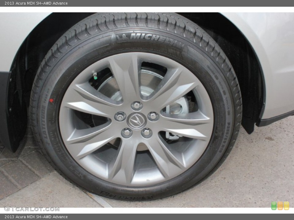 2013 Acura MDX SH-AWD Advance Wheel and Tire Photo #72048109
