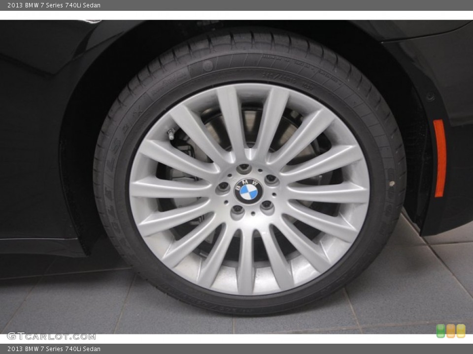 2013 BMW 7 Series 740Li Sedan Wheel and Tire Photo #72049177