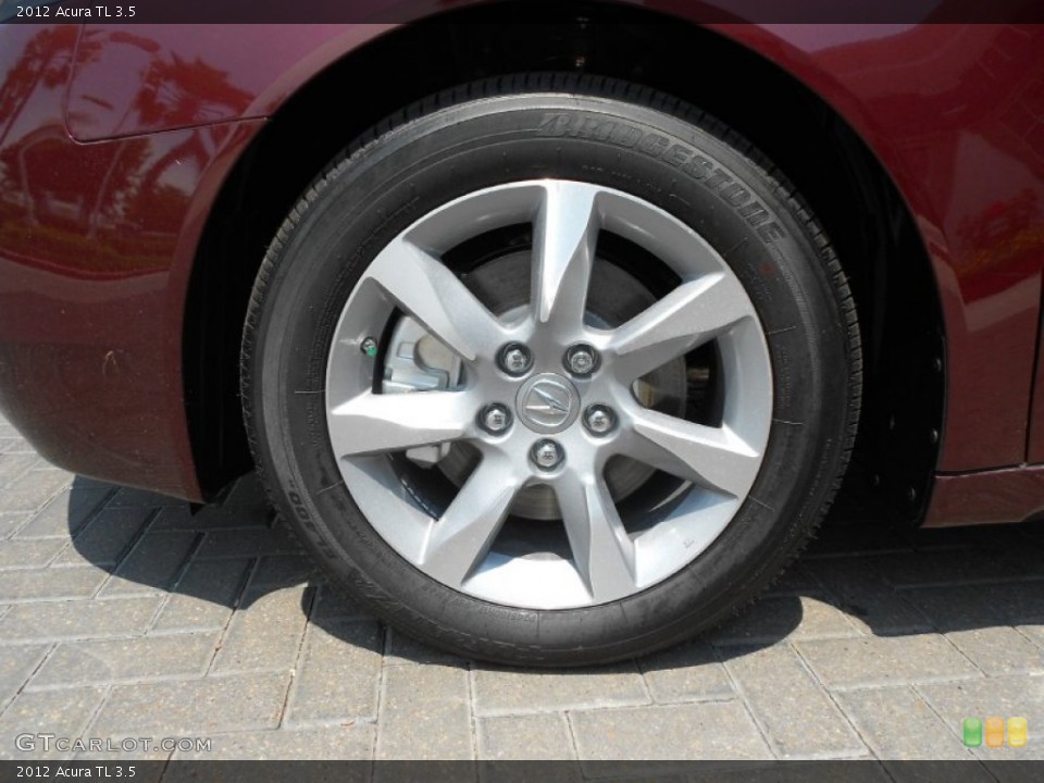 2012 Acura TL 3.5 Wheel and Tire Photo #72050674