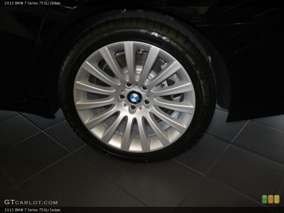 2013 BMW 7 Series 750Li Sedan Wheel and Tire Photo #72050707