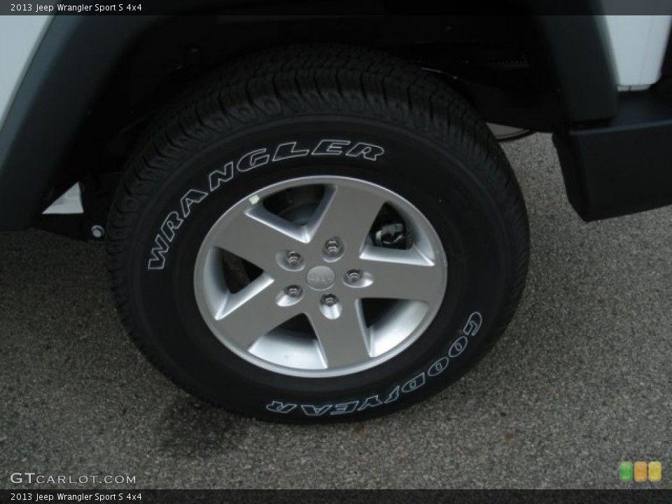 2013 Jeep Wrangler Sport S 4x4 Wheel and Tire Photo #72064687