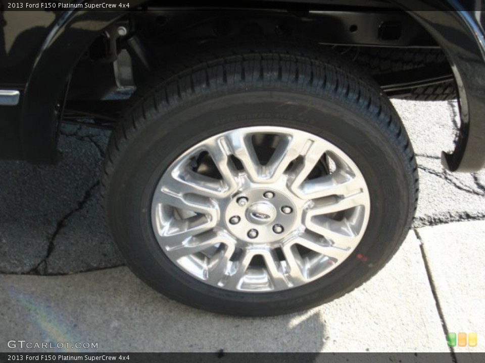 2013 Ford F150 Platinum SuperCrew 4x4 Wheel and Tire Photo #72069244