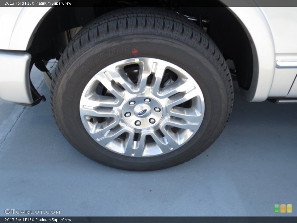 2013 Ford F150 Platinum SuperCrew Wheel and Tire Photo #72073291