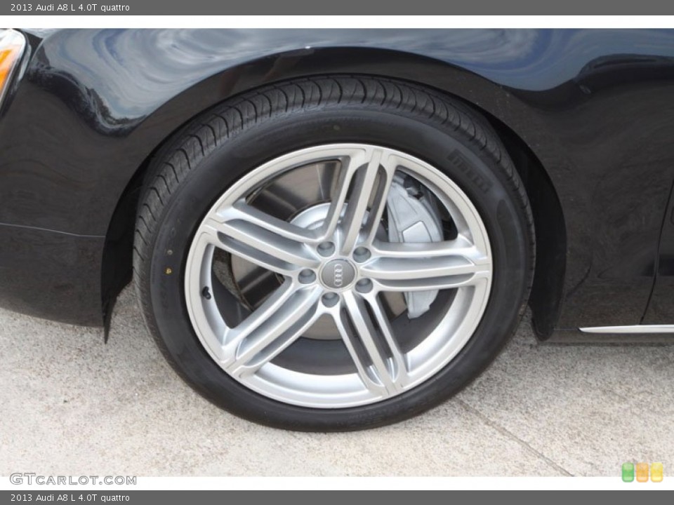 2013 Audi A8 L 4.0T quattro Wheel and Tire Photo #72074345