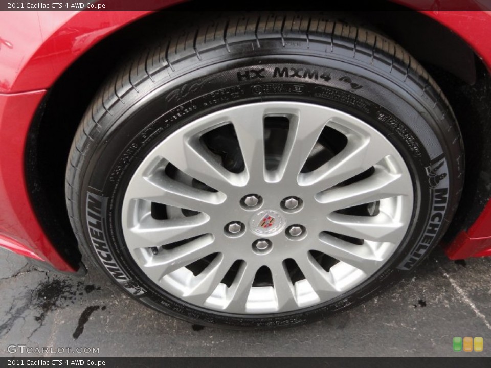 2011 Cadillac CTS 4 AWD Coupe Wheel and Tire Photo #72082873