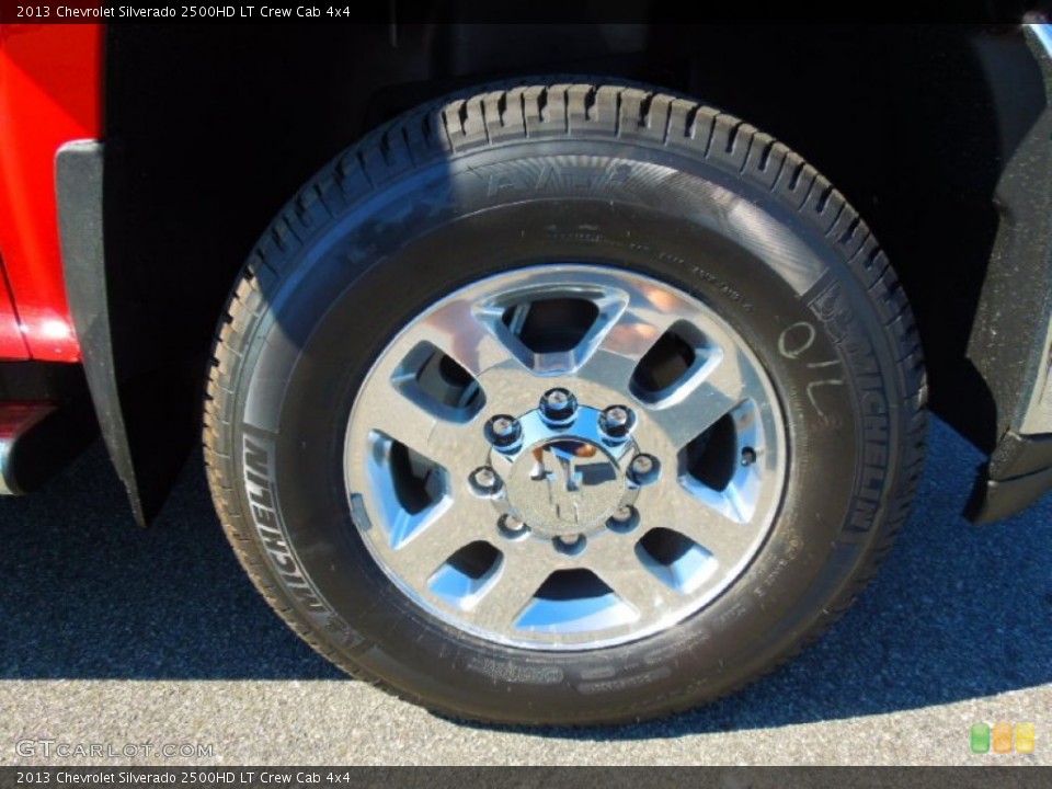 2013 Chevrolet Silverado 2500HD LT Crew Cab 4x4 Wheel and Tire Photo #72088627