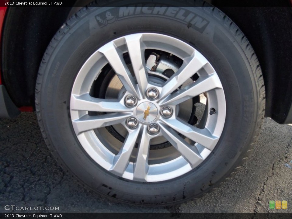 2013 Chevrolet Equinox LT AWD Wheel and Tire Photo #72090448