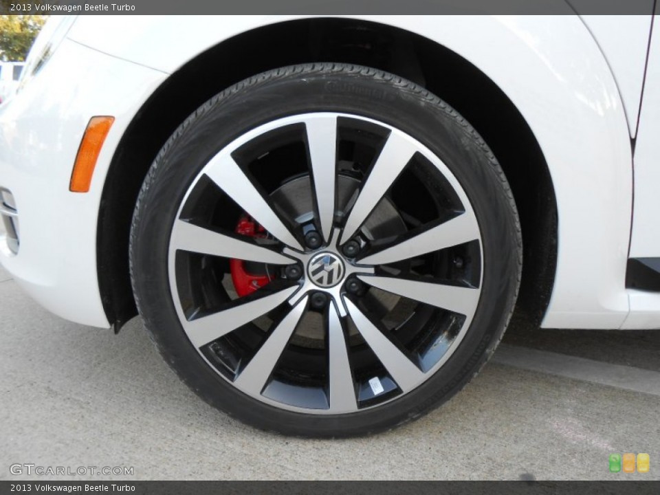 2013 Volkswagen Beetle Turbo Wheel and Tire Photo #72091066