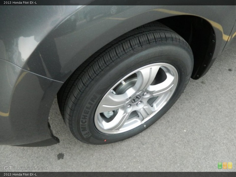 2013 Honda Pilot EX-L Wheel and Tire Photo #72096103