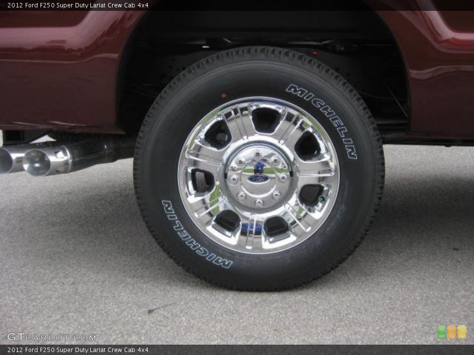2012 Ford F250 Super Duty Lariat Crew Cab 4x4 Wheel and Tire Photo #72104271