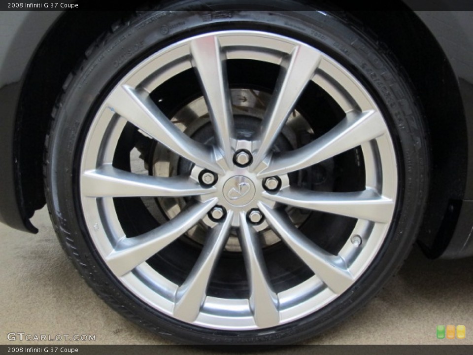2008 Infiniti G 37 Coupe Wheel and Tire Photo #72104937