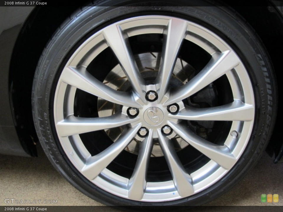 2008 Infiniti G 37 Coupe Wheel and Tire Photo #72104970