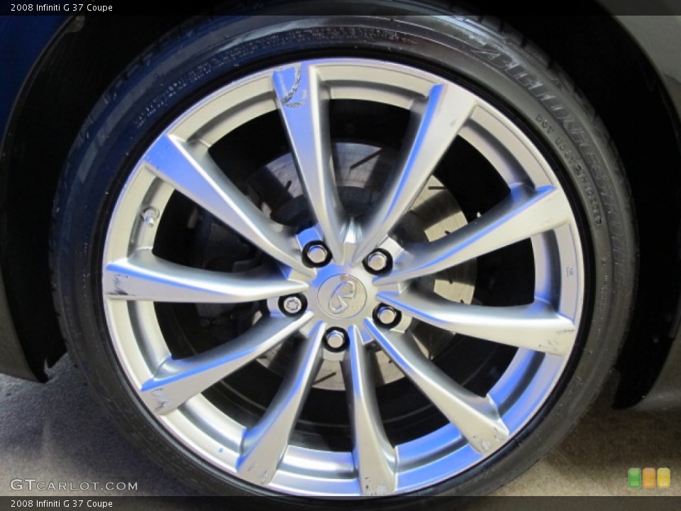 2008 Infiniti G 37 Coupe Wheel and Tire Photo #72104997