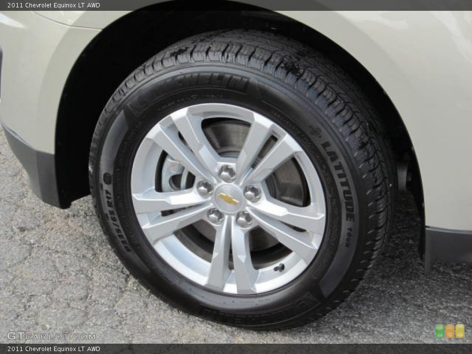 2011 Chevrolet Equinox LT AWD Wheel and Tire Photo #72106071