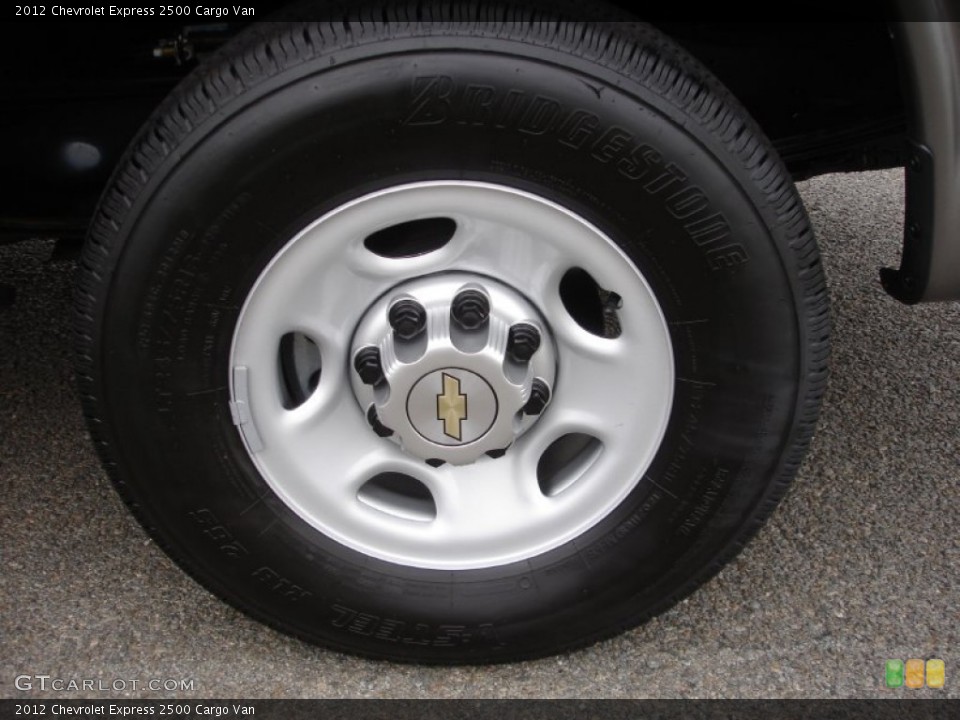 2012 Chevrolet Express 2500 Cargo Van Wheel and Tire Photo #72118326