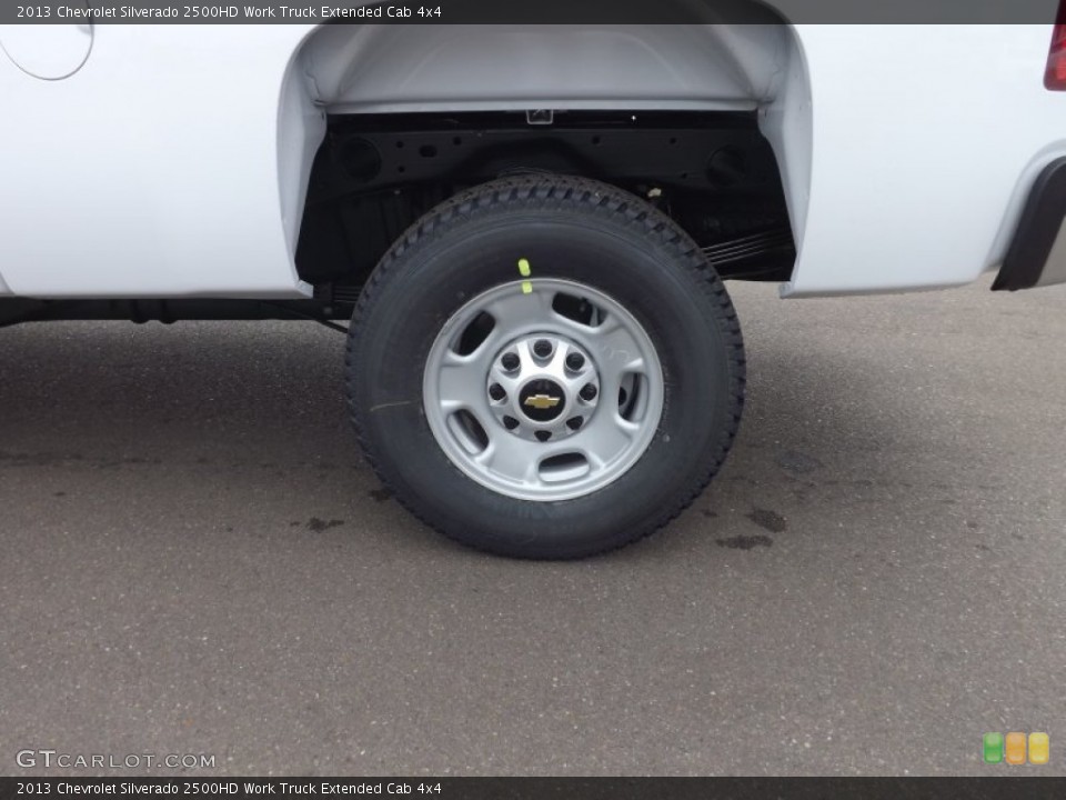 2013 Chevrolet Silverado 2500HD Work Truck Extended Cab 4x4 Wheel and Tire Photo #72121680