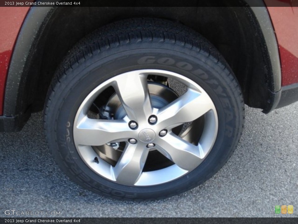 2013 Jeep Grand Cherokee Overland 4x4 Wheel and Tire Photo #72121684