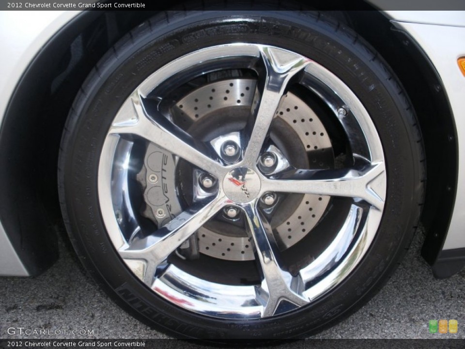 2012 Chevrolet Corvette Grand Sport Convertible Wheel and Tire Photo #72128166