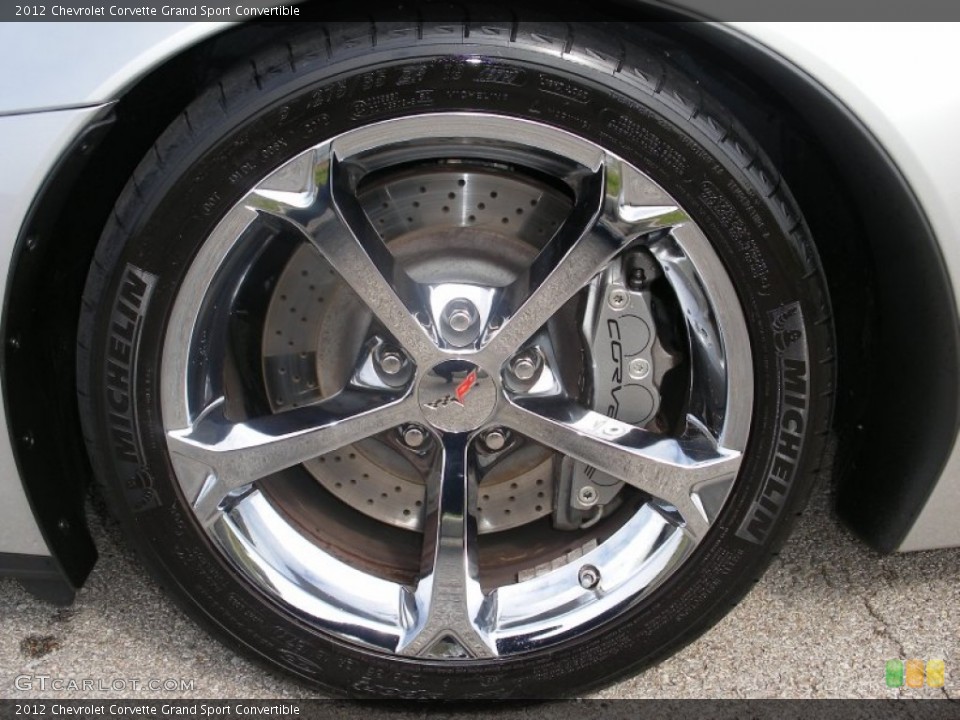 2012 Chevrolet Corvette Grand Sport Convertible Wheel and Tire Photo #72128190