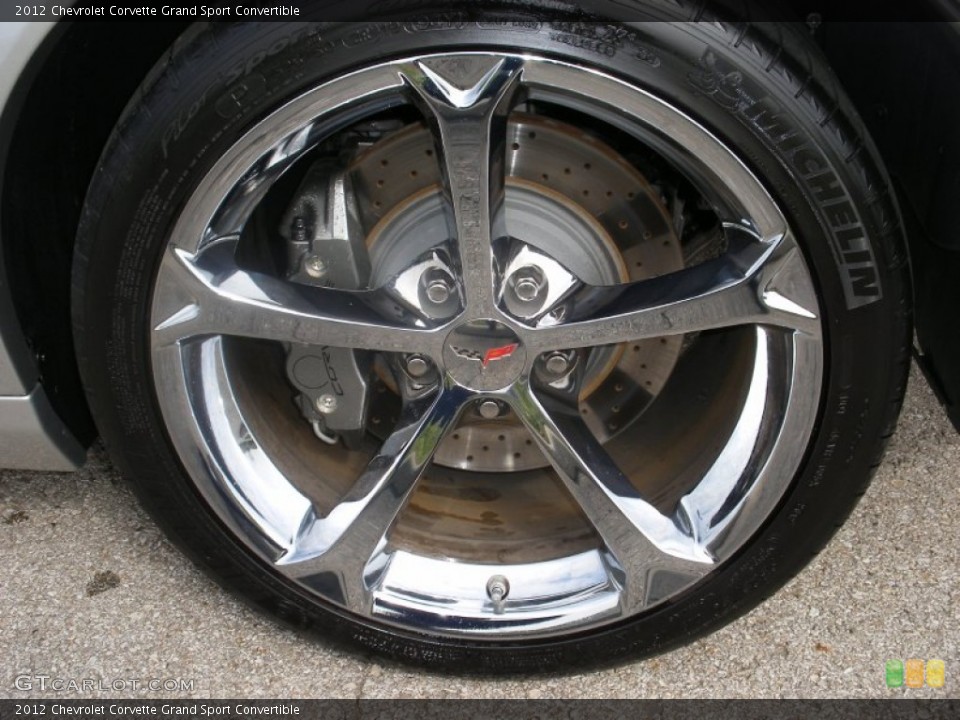 2012 Chevrolet Corvette Grand Sport Convertible Wheel and Tire Photo #72128214