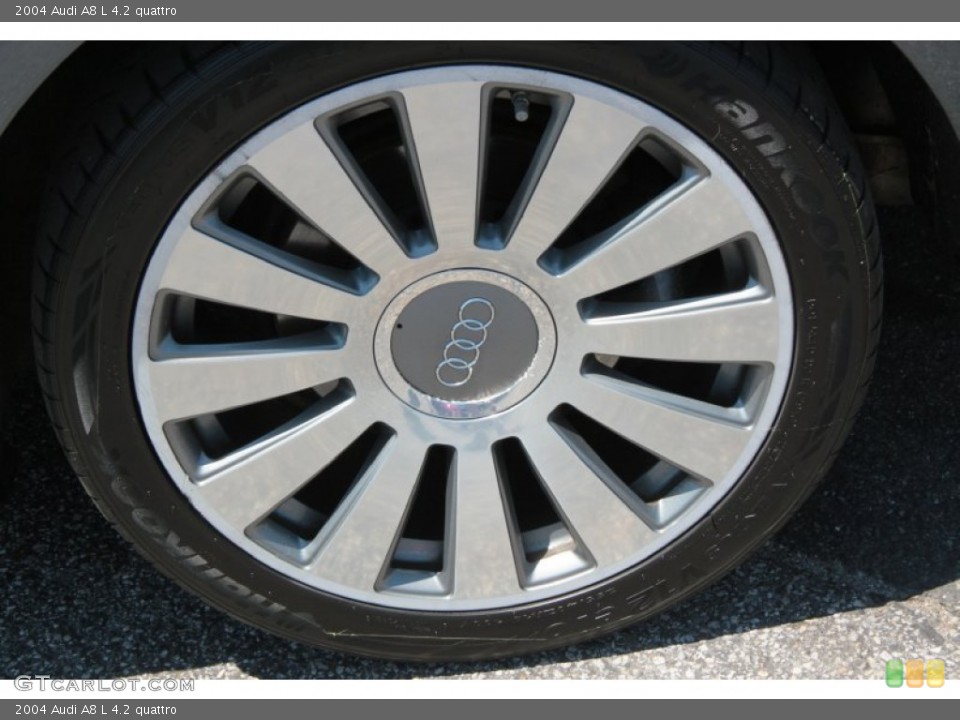 2004 Audi A8 L 4.2 quattro Wheel and Tire Photo #72142751