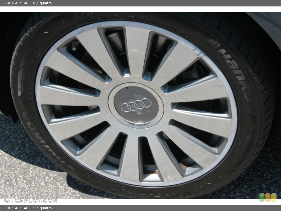 2004 Audi A8 L 4.2 quattro Wheel and Tire Photo #72142778