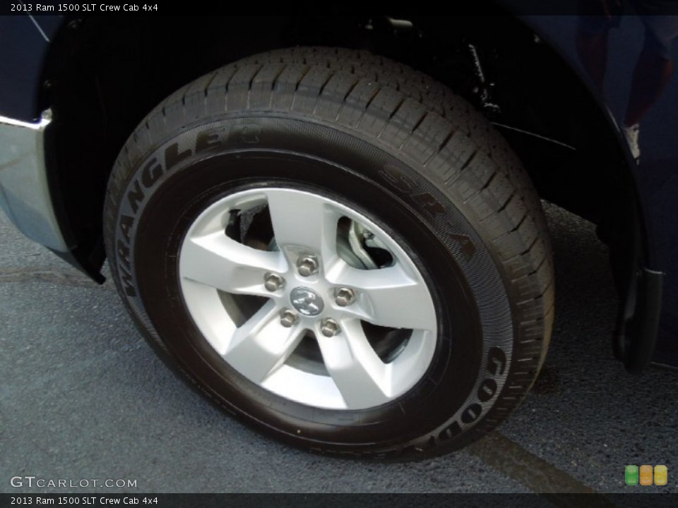 2013 Ram 1500 SLT Crew Cab 4x4 Wheel and Tire Photo #72143484