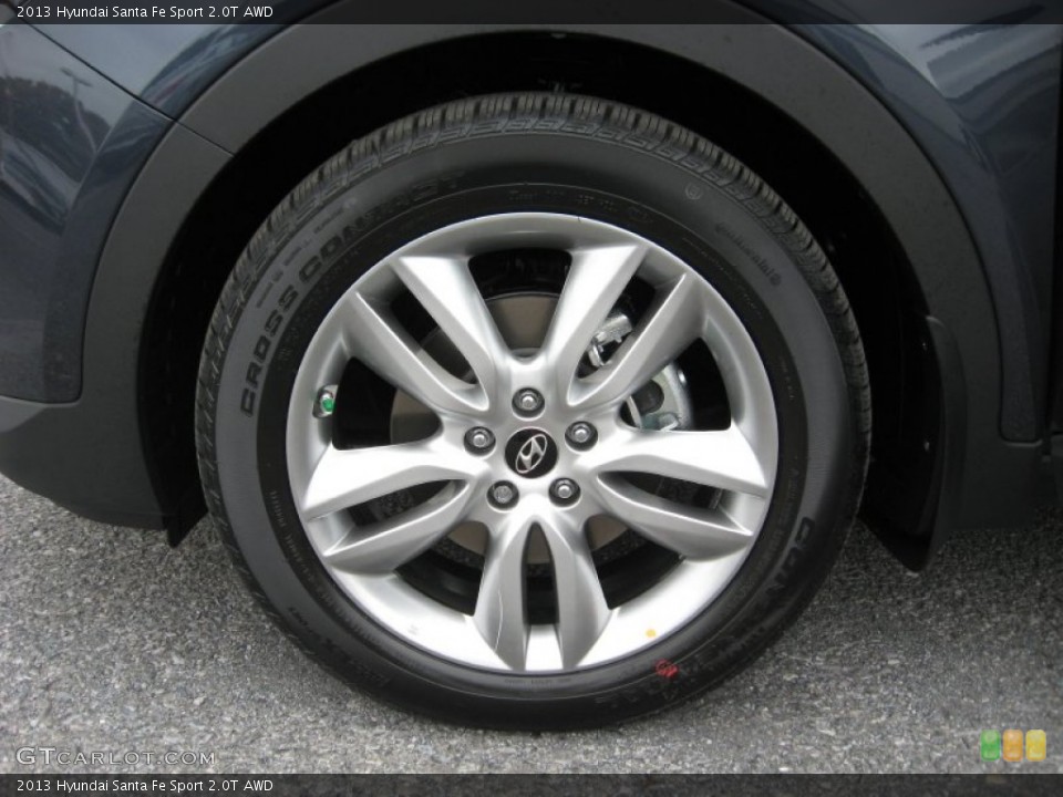 2013 Hyundai Santa Fe Sport 2.0T AWD Wheel and Tire Photo #72145845