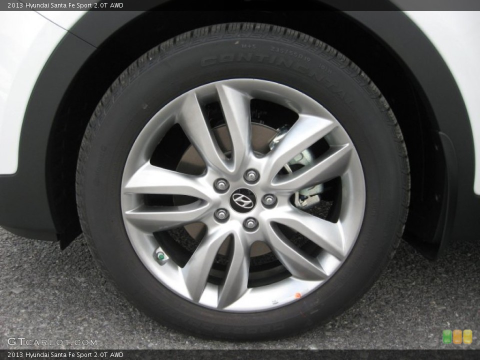 2013 Hyundai Santa Fe Sport 2.0T AWD Wheel and Tire Photo #72147273