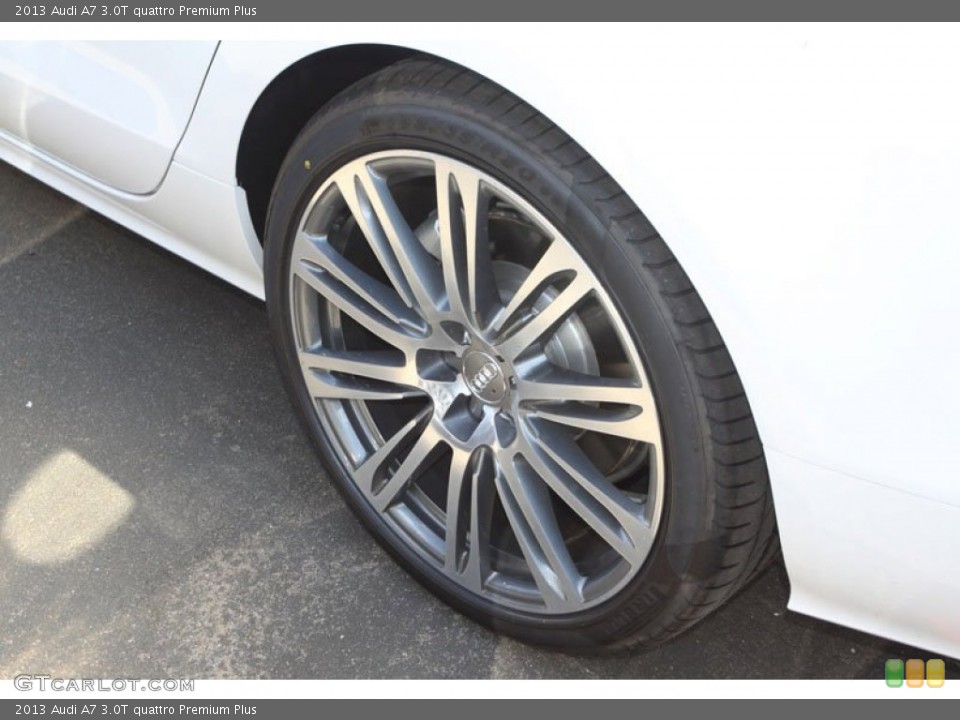 2013 Audi A7 3.0T quattro Premium Plus Wheel and Tire Photo #72147507
