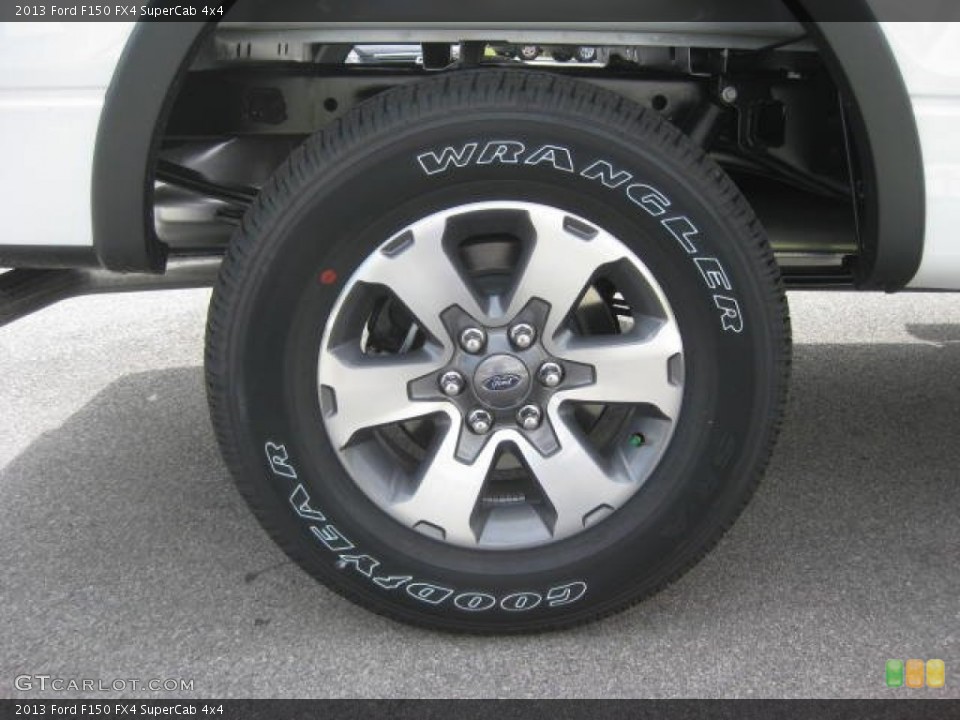 2013 Ford F150 FX4 SuperCab 4x4 Wheel and Tire Photo #72151512