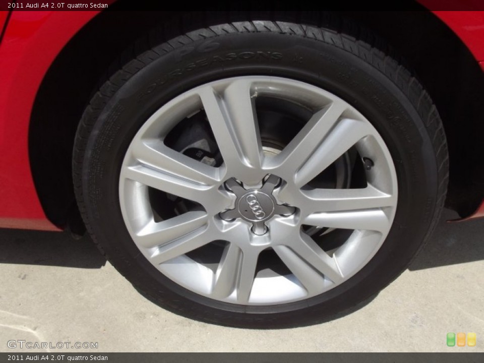 2011 Audi A4 2.0T quattro Sedan Wheel and Tire Photo #72152535