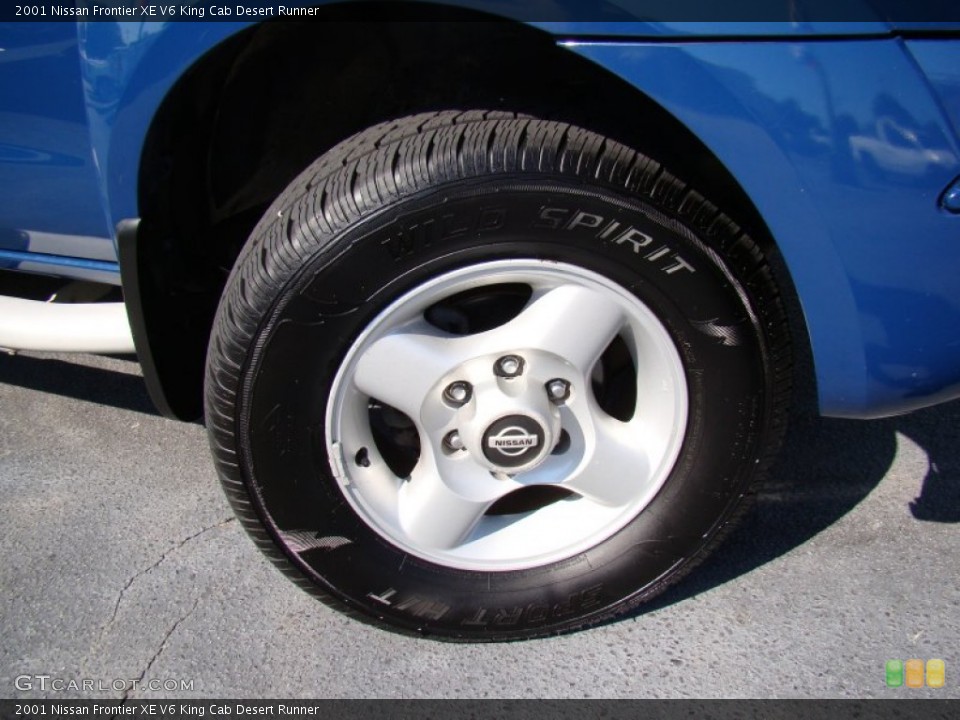 2001 Nissan Frontier XE V6 King Cab Desert Runner Wheel and Tire Photo #72158187