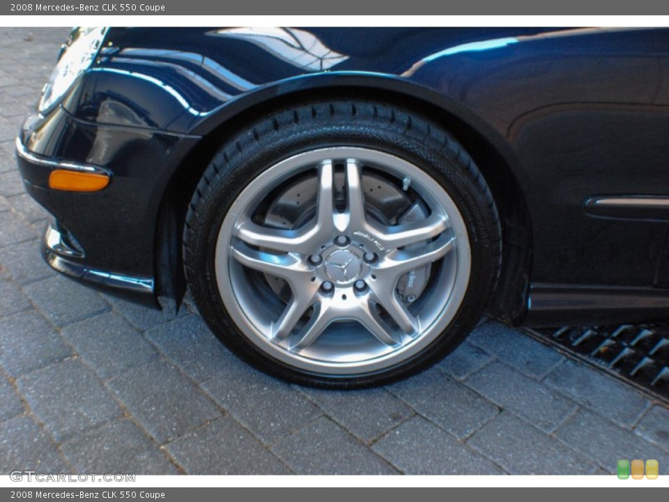 2008 Mercedes-Benz CLK 550 Coupe Wheel and Tire Photo #72175035