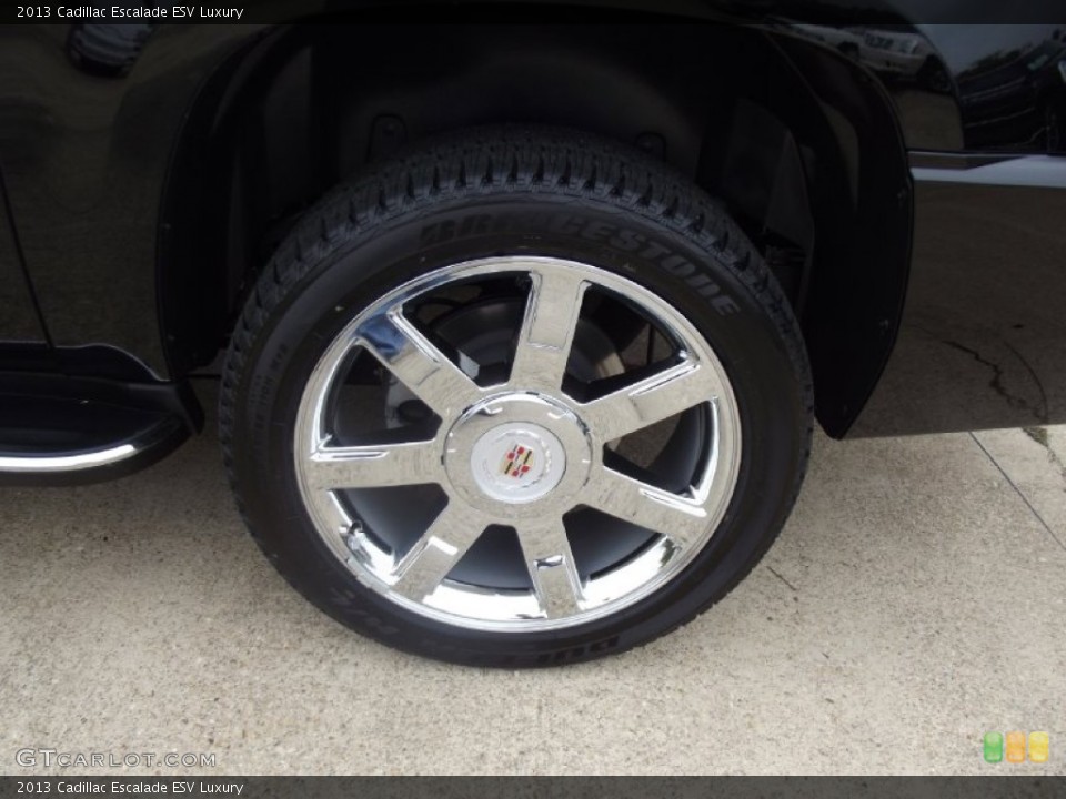 2013 Cadillac Escalade ESV Luxury Wheel and Tire Photo #72176663