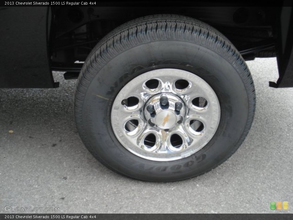 2013 Chevrolet Silverado 1500 LS Regular Cab 4x4 Wheel and Tire Photo #72210422