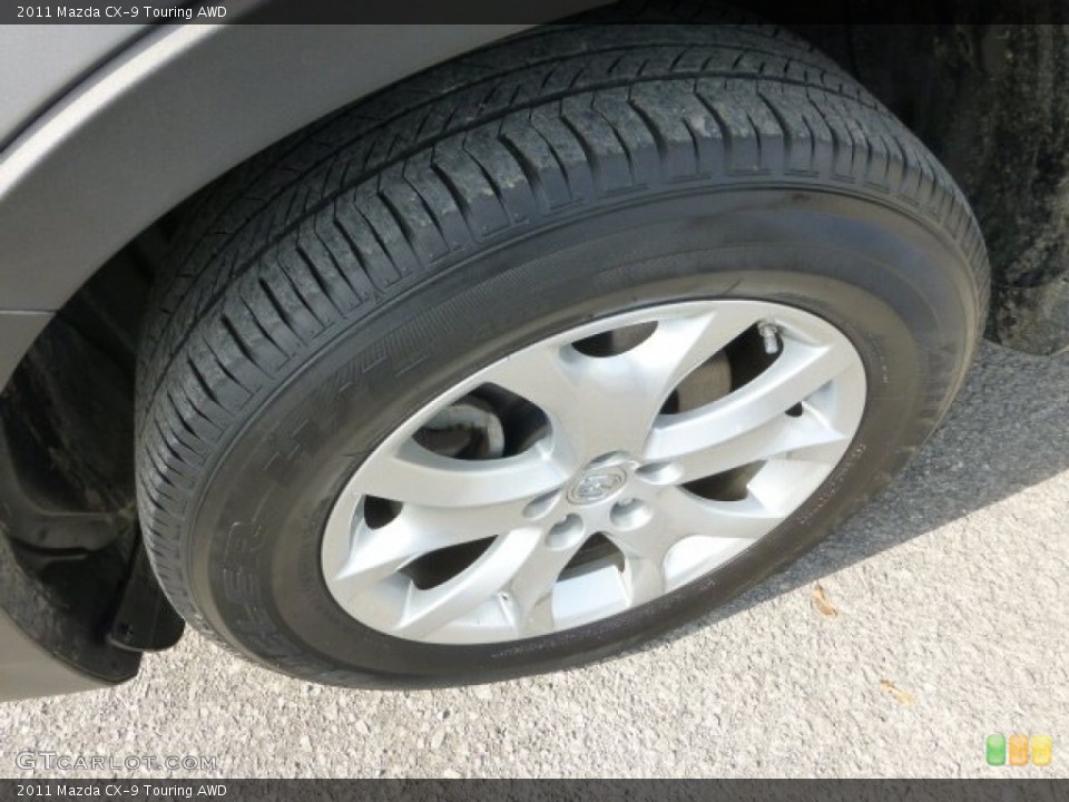 2011 Mazda CX-9 Touring AWD Wheel and Tire Photo #72210509