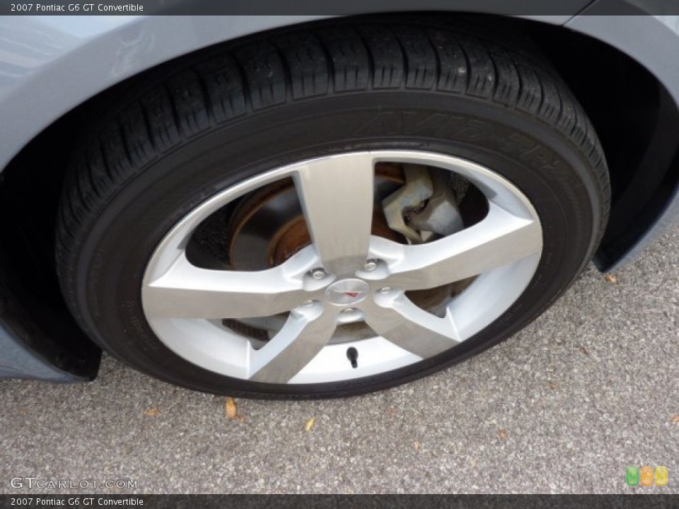 2007 Pontiac G6 GT Convertible Wheel and Tire Photo #72214460