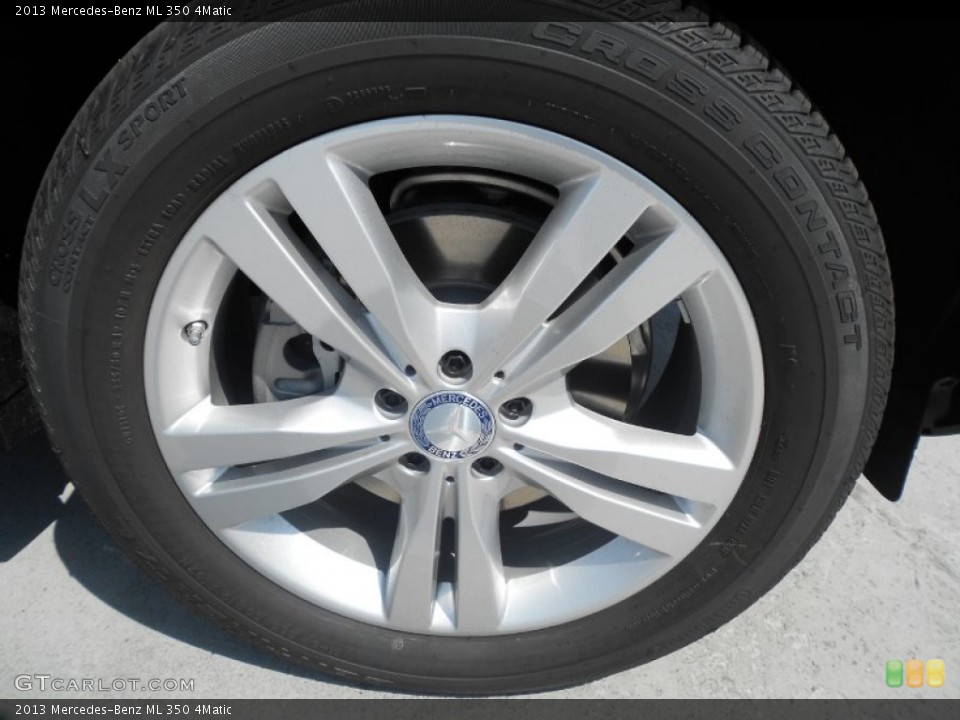 2013 Mercedes-Benz ML 350 4Matic Wheel and Tire Photo #72219757